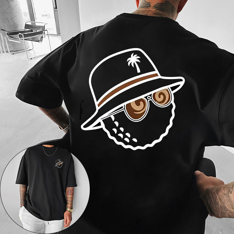 Bucket Hat Cotton - Unisex Trendy Graphic T-shirt with Bucket