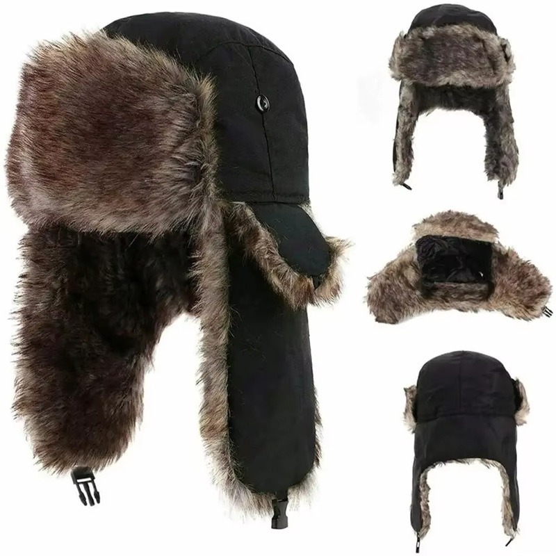 Winter Russian Ushanka Hat Men - Winter Trapper Hat recension och pris