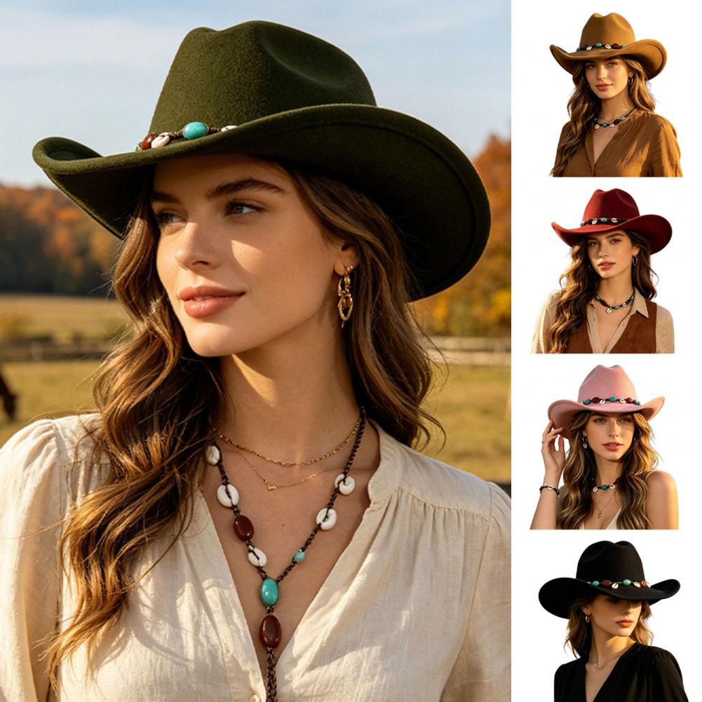 Western Cowboy Style Hat Wool  - Fedora Hat Wool recension och pris