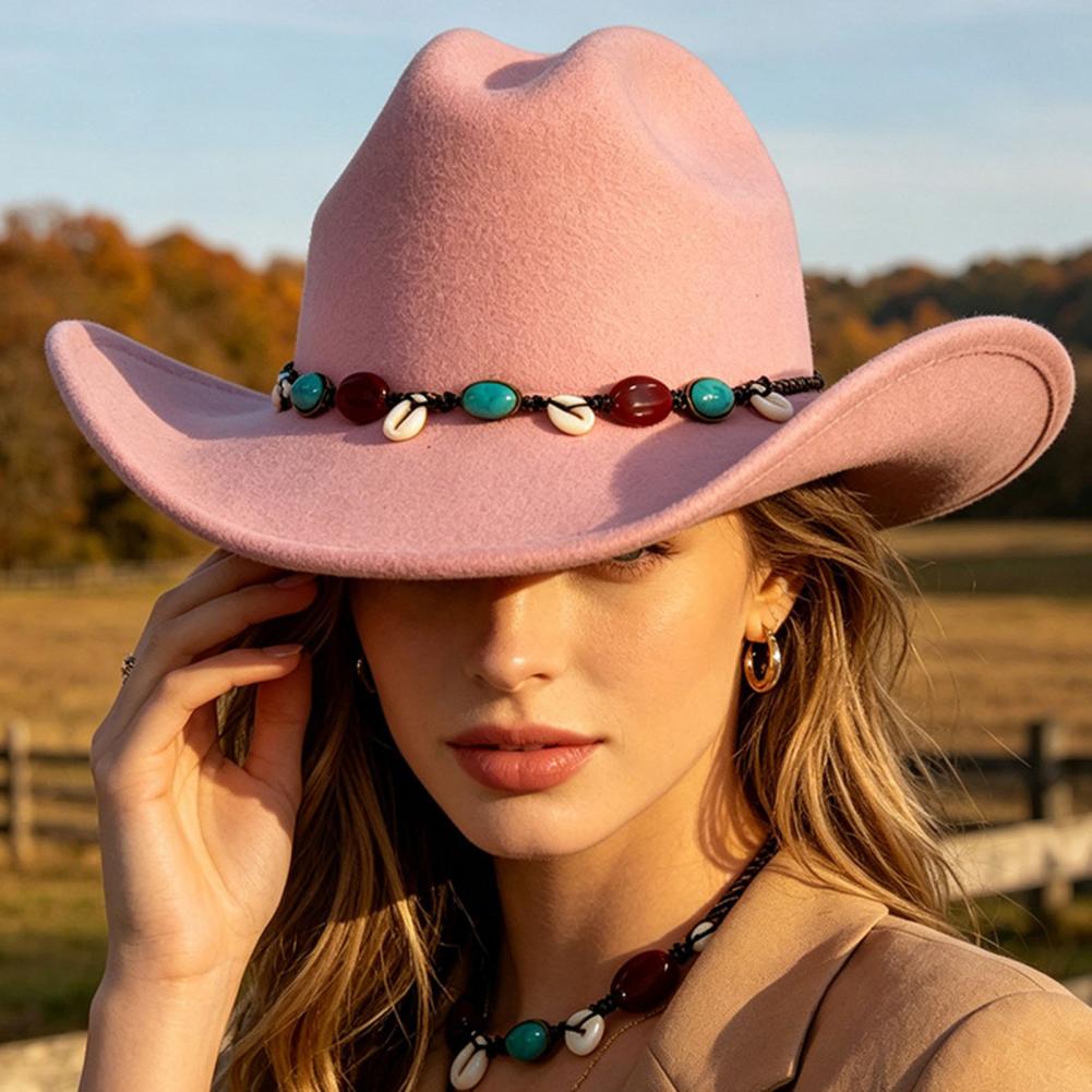 Western Cowboy Style Hat Wool  - Fedora Hat Wool recension och pris
