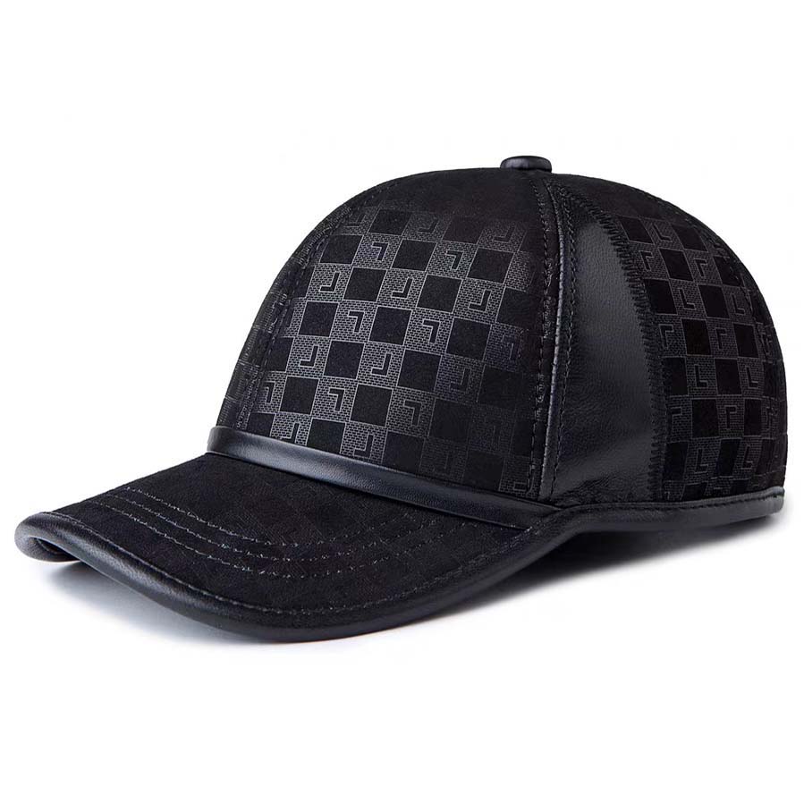 Hat For Man Genuine Suede Leat - Baseball Cap Structured recension och pris