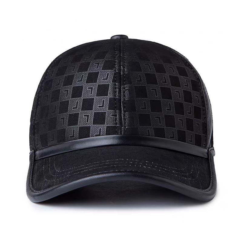 Hat For Man Genuine Suede Leat - Baseball Cap Structured recension och pris