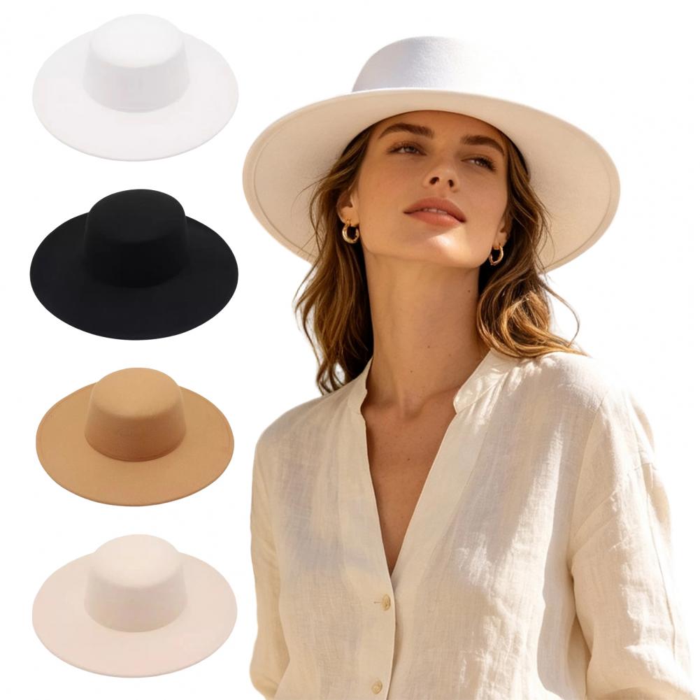 Wide Brim Fedora for Women Ver - Fedora Hat Wool recension och pris