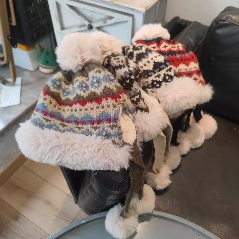 Women Fair Isle Trapper Bomber - Winter Trapper Hat recension och pris