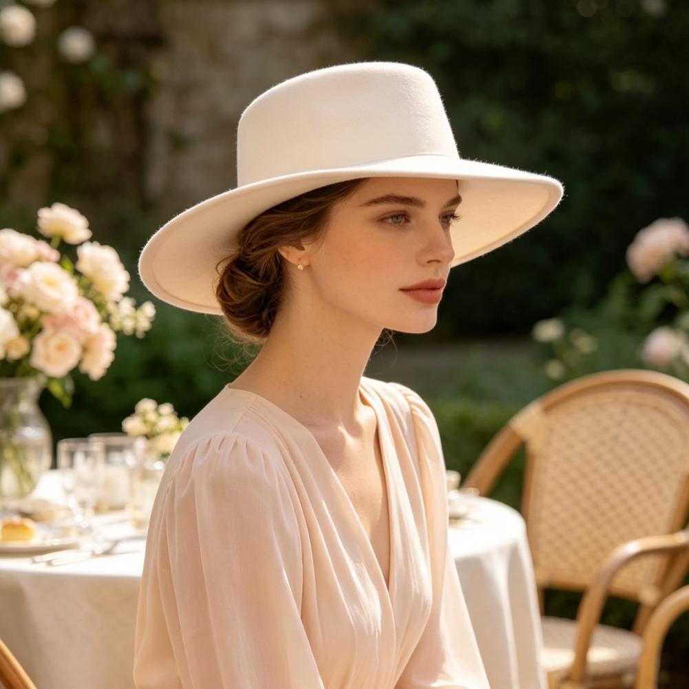 Stylish Dinner Party Headwear  - Fedora Hat Wool recension och pris