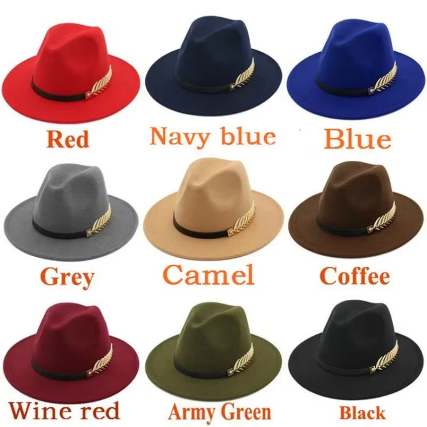 1 Pcs New Fashion Unisex Men W - Fedora Hat Wool recension och pris