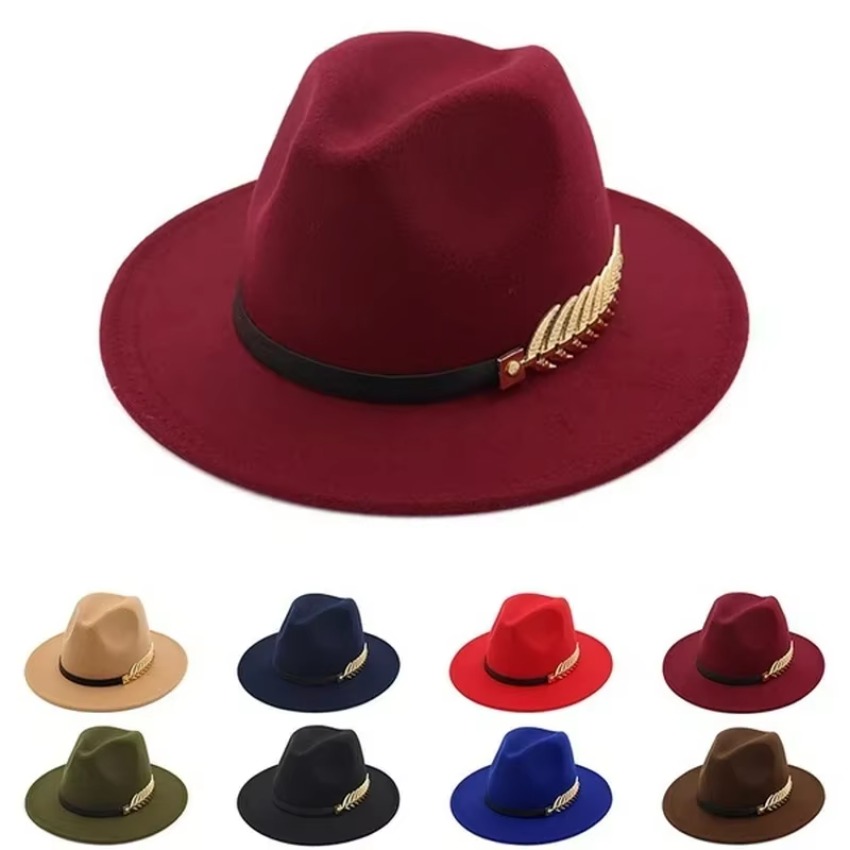 1 Pcs New Fashion Unisex Men W - Fedora Hat Wool recension och pris